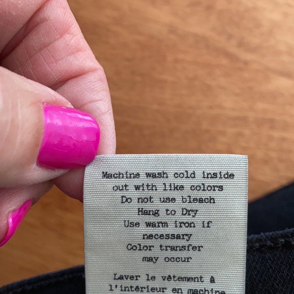 EUC rag & bone 10” Capri black jeans. A little stretch; a lot of fun! - Picture 8 of 11